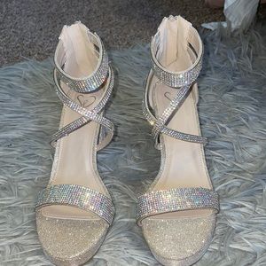 Windsor rhinestone heels
